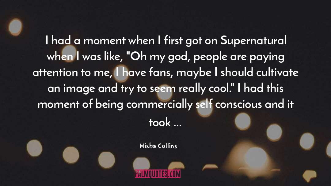 Metafiction Supernatural quotes by Misha Collins