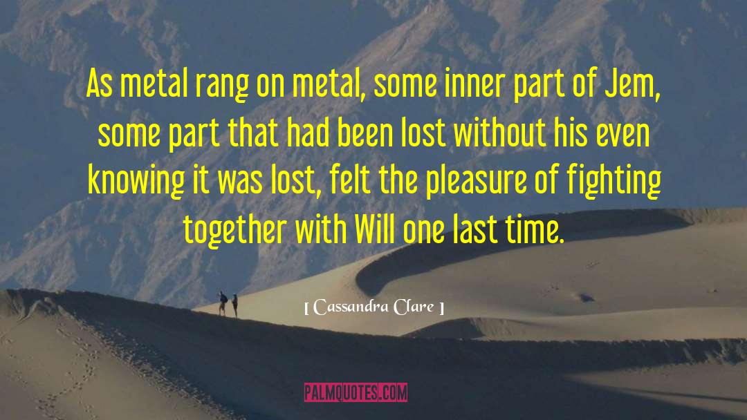 Metal Lace quotes by Cassandra Clare