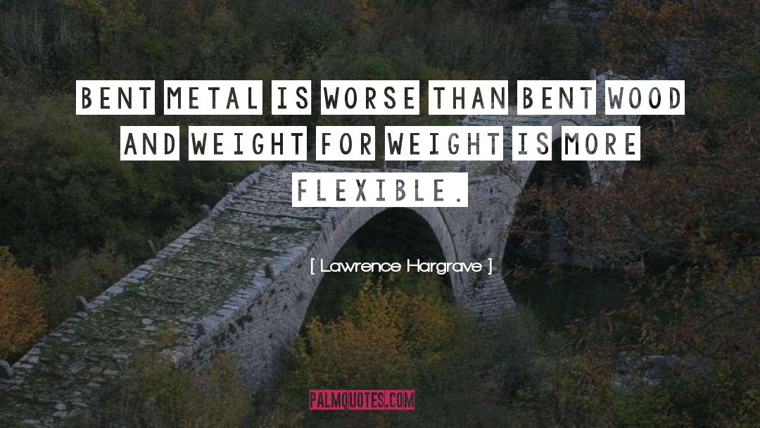 Metal quotes by Lawrence Hargrave