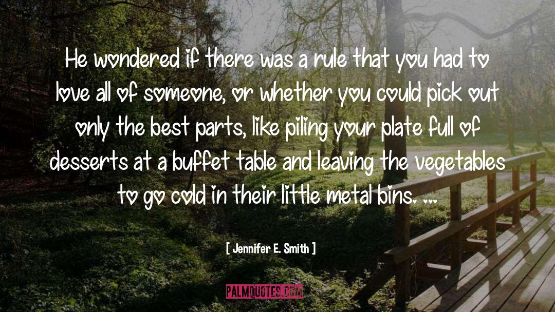 Metal quotes by Jennifer E. Smith