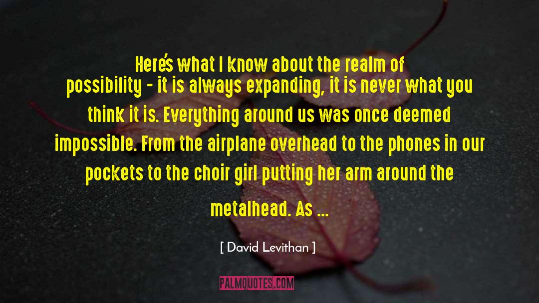 Metalhead quotes by David Levithan