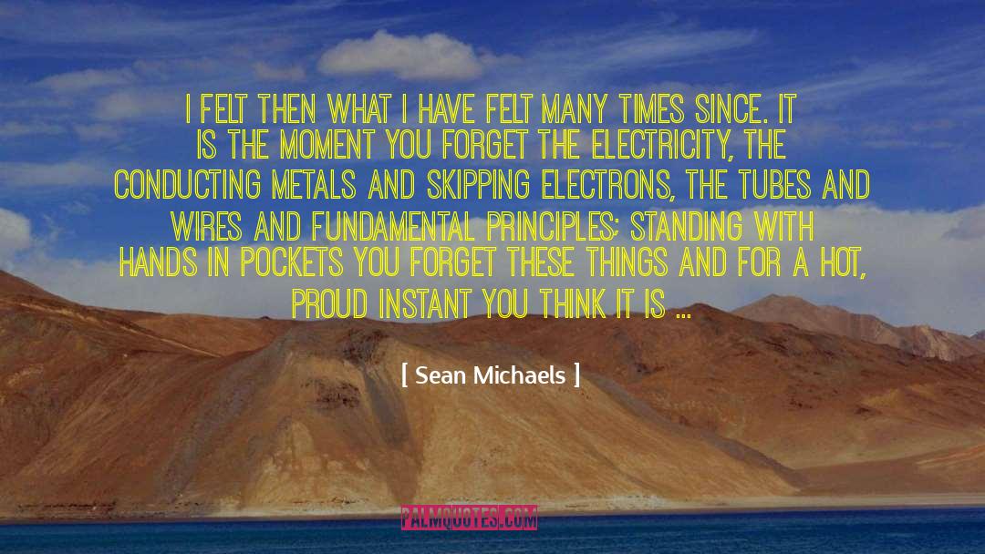 Metals quotes by Sean Michaels