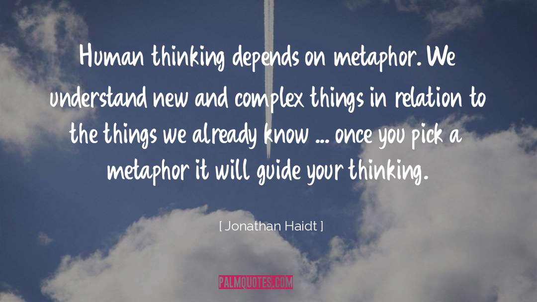 Metaphor quotes by Jonathan Haidt