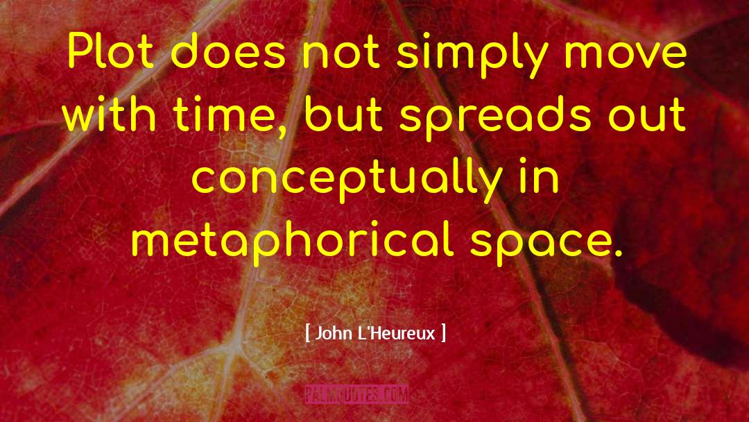 Metaphorical quotes by John L'Heureux
