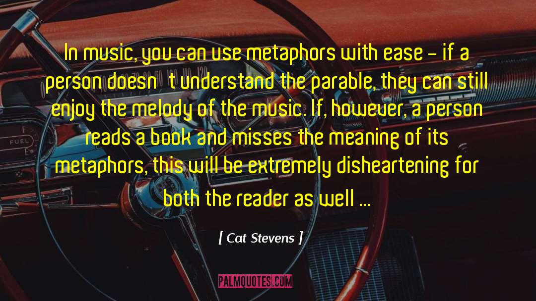Metaphors Similies quotes by Cat Stevens