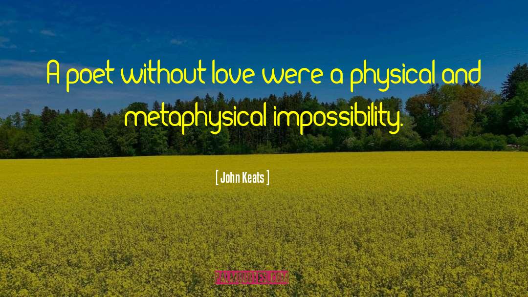 Metaphysical Dilemmas quotes by John Keats