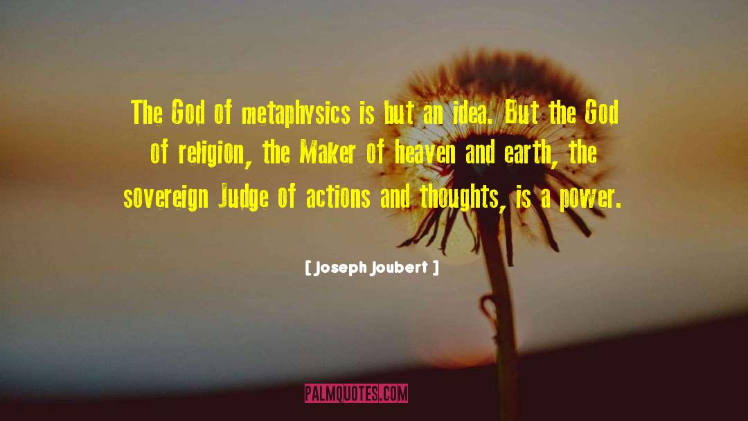 Metaphysics quotes by Joseph Joubert