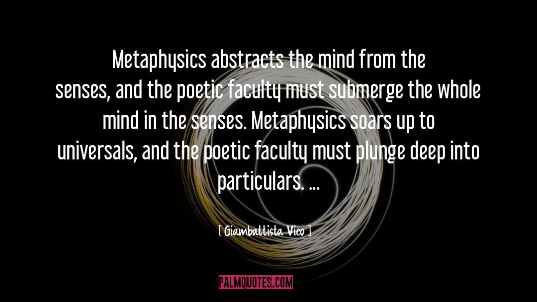 Metaphysics quotes by Giambattista Vico