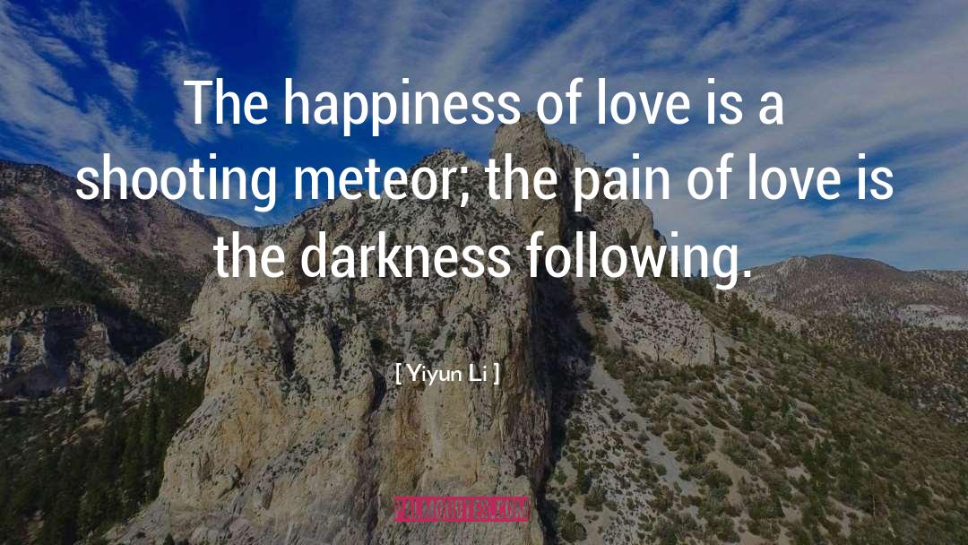 Meteor quotes by Yiyun Li