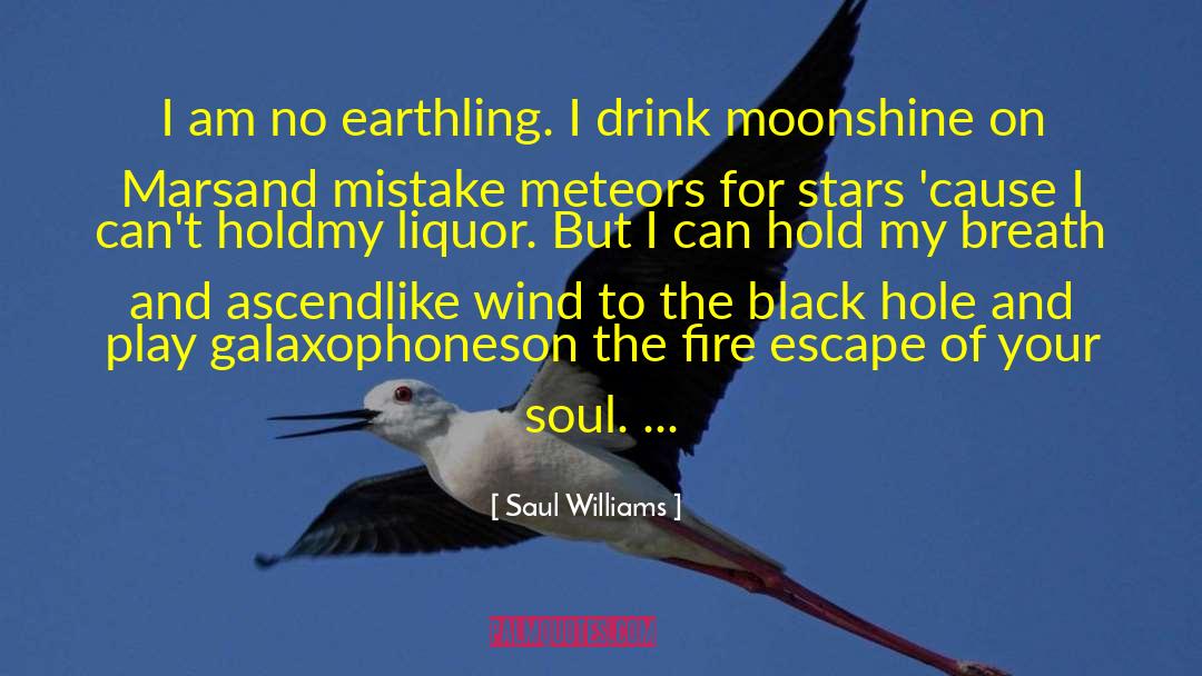 Meteors quotes by Saul Williams