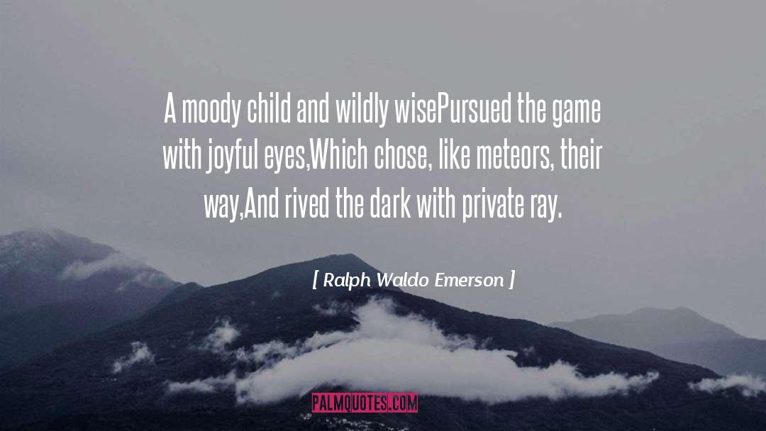 Meteors quotes by Ralph Waldo Emerson