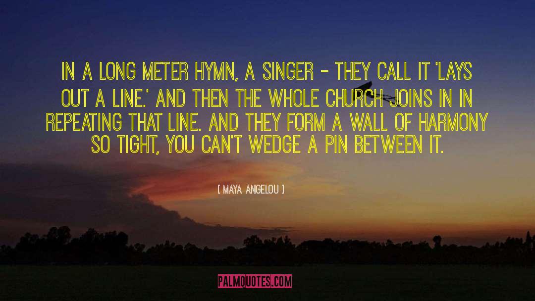 Meter quotes by Maya Angelou