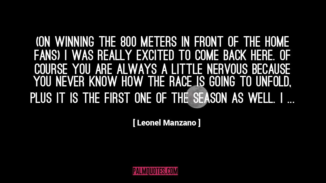 Meters quotes by Leonel Manzano