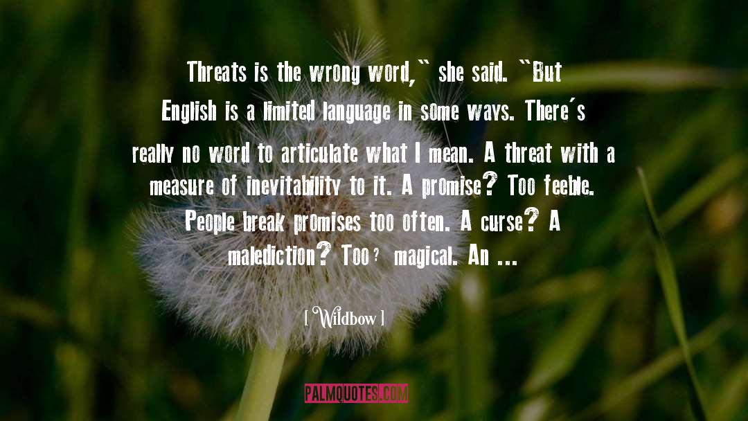 Meterse In English quotes by Wildbow