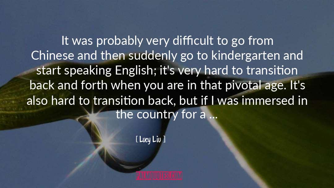 Meterse In English quotes by Lucy Liu