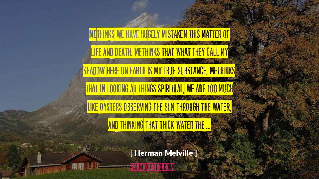 Methinks quotes by Herman Melville