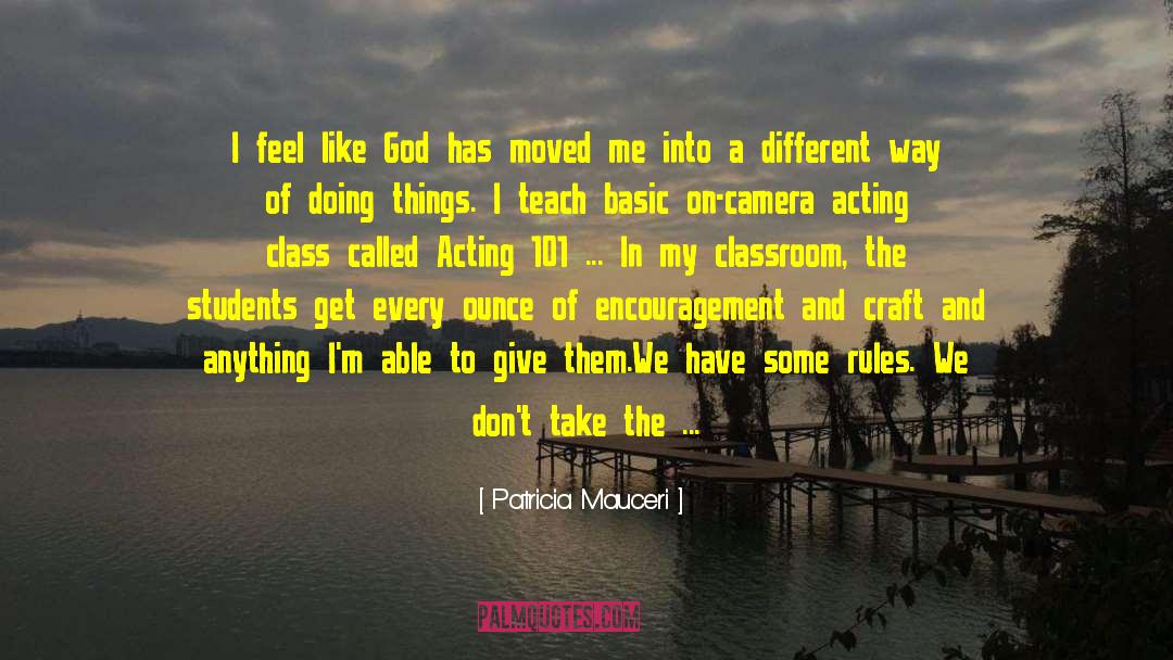 Method Acting quotes by Patricia Mauceri