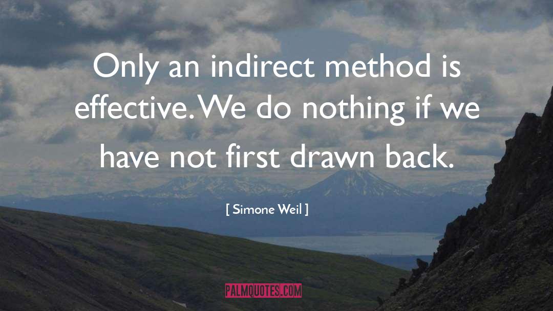 Method quotes by Simone Weil