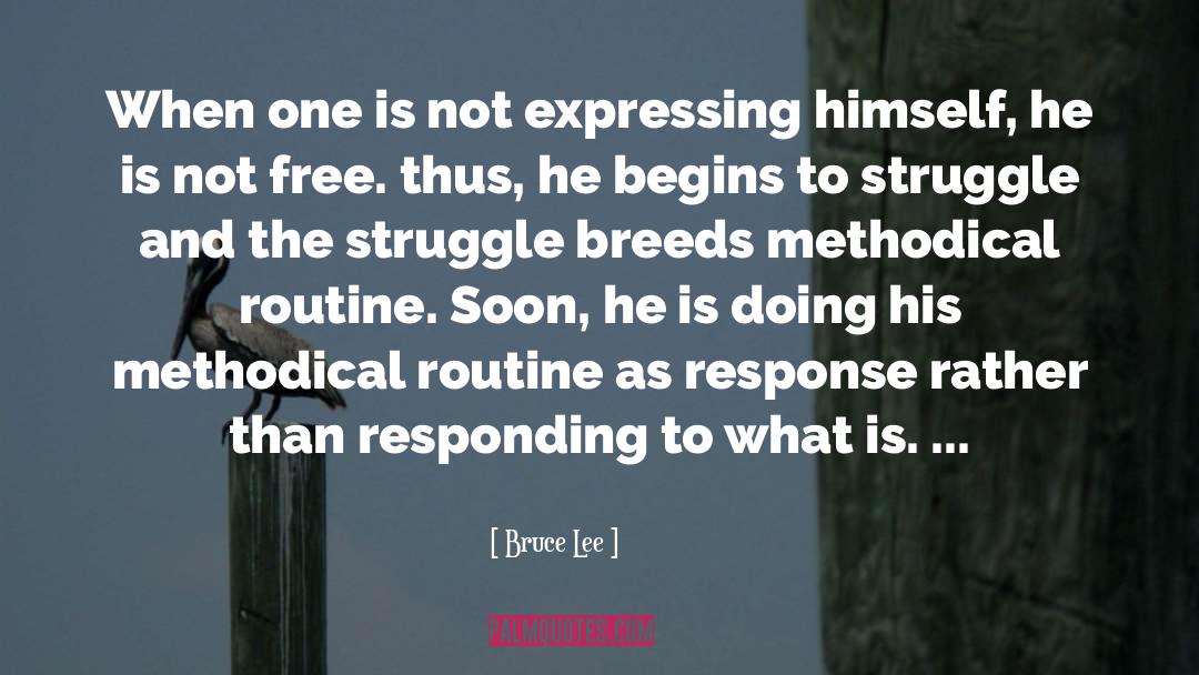 Methodical quotes by Bruce Lee