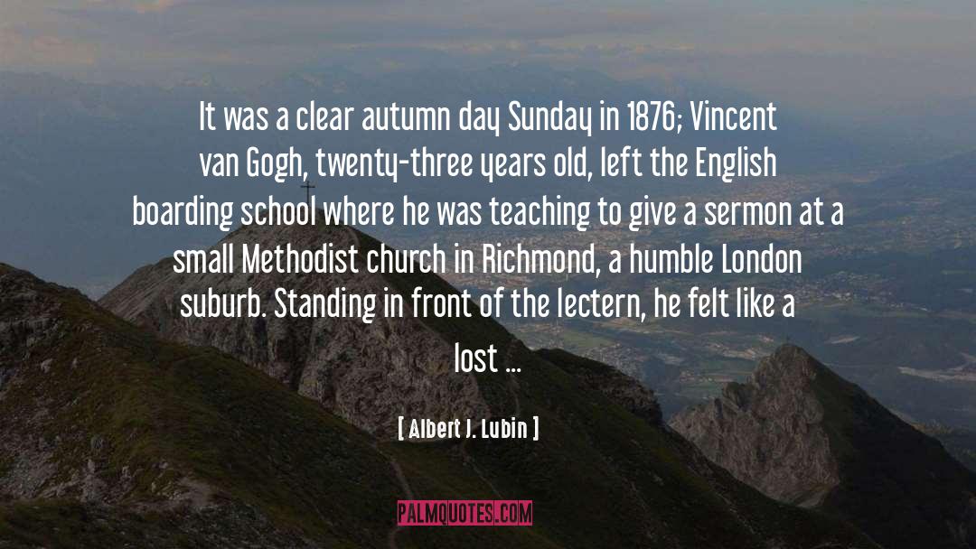 Methodist quotes by Albert J. Lubin