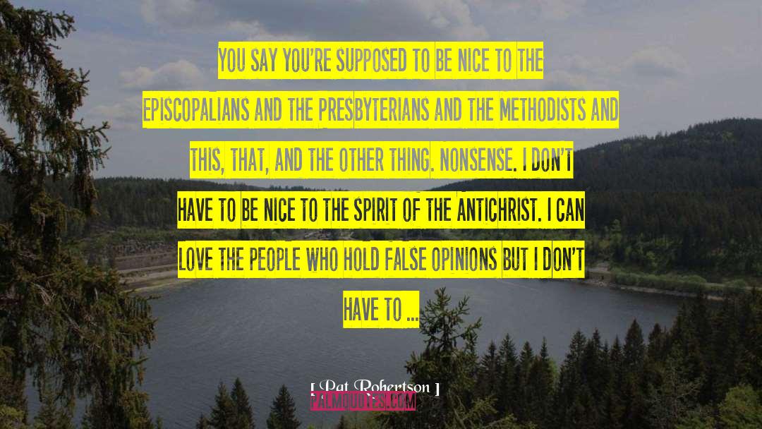 Methodists quotes by Pat Robertson
