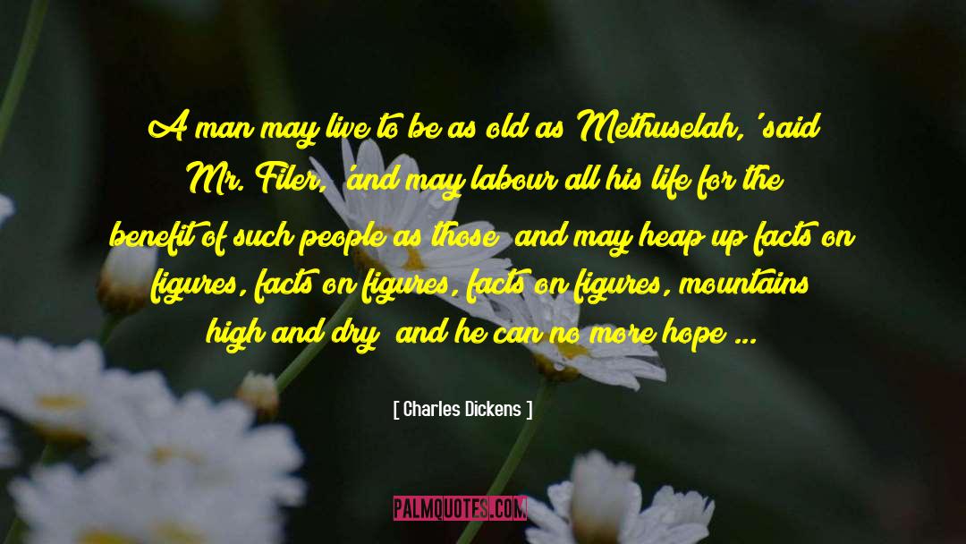 Methuselah quotes by Charles Dickens