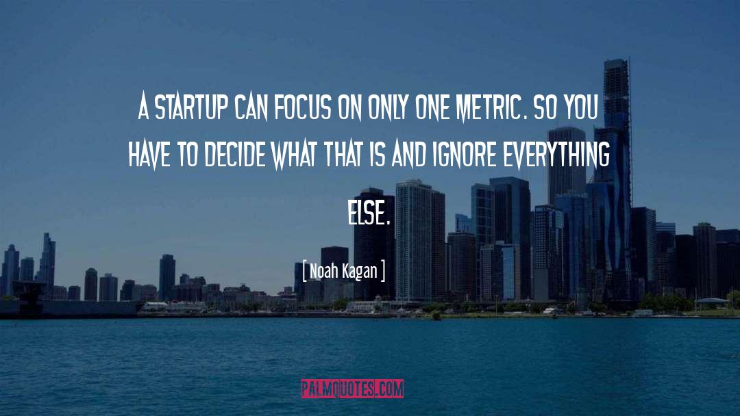 Metric quotes by Noah Kagan