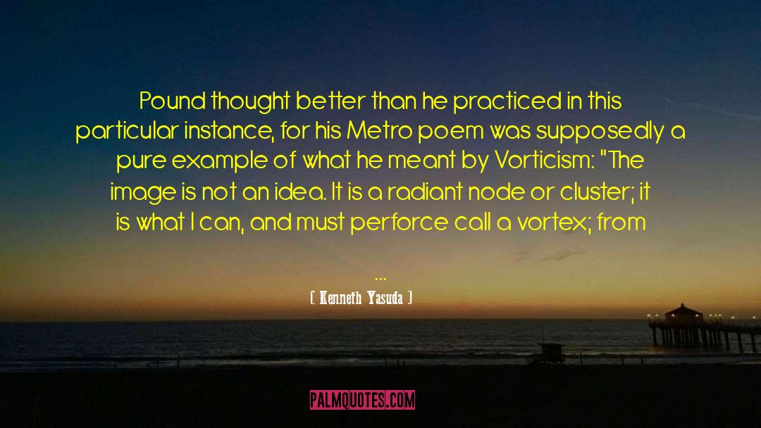 Metro quotes by Kenneth Yasuda