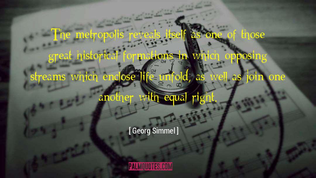 Metropolis quotes by Georg Simmel