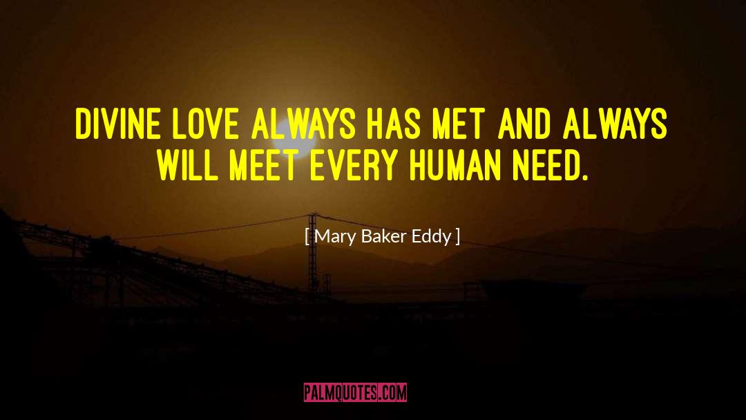 Mets quotes by Mary Baker Eddy