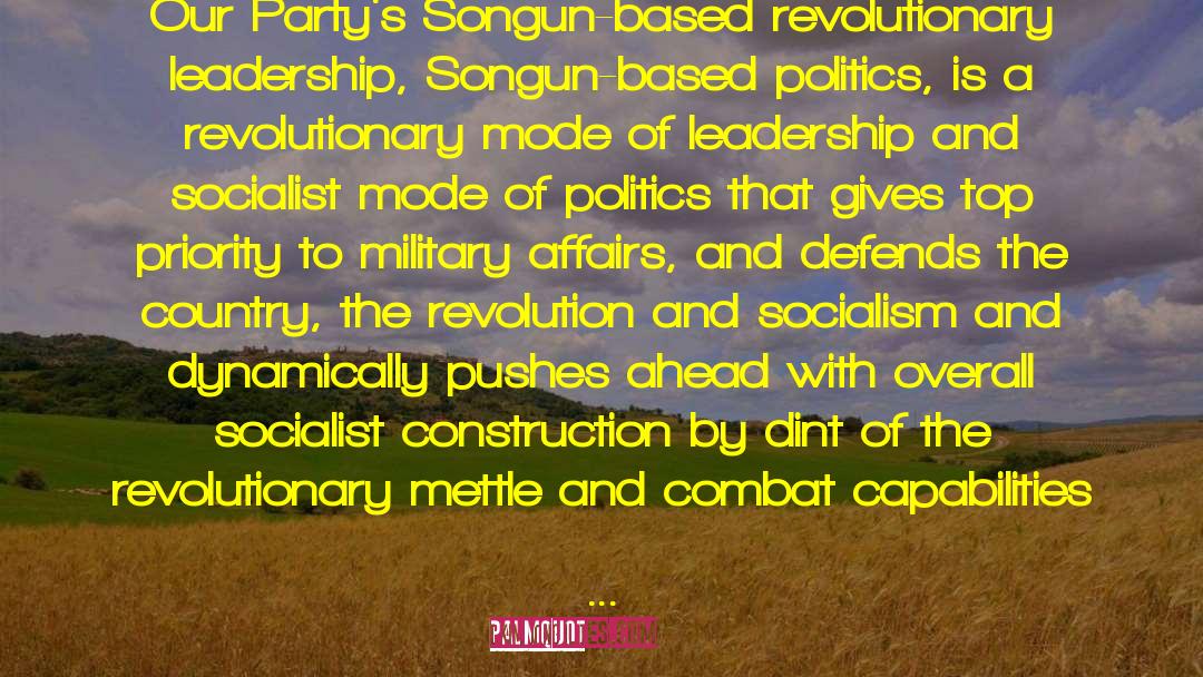 Mettle quotes by Kim Jong Il