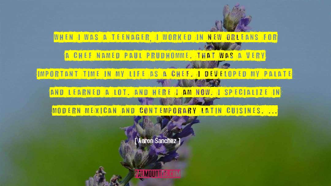 Mexican Americans quotes by Aaron Sanchez