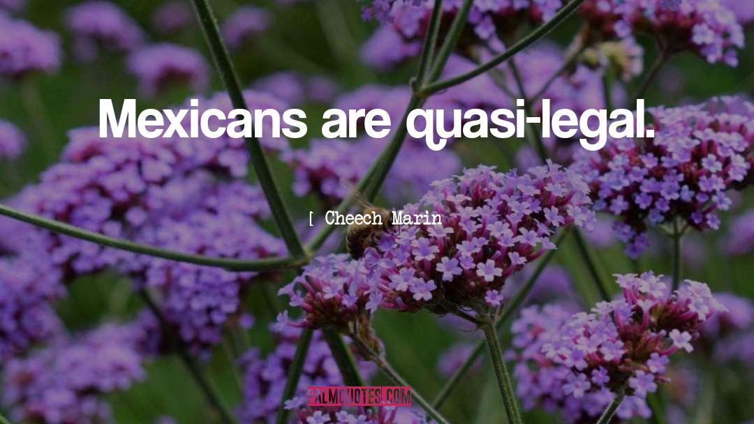 Mexicans quotes by Cheech Marin