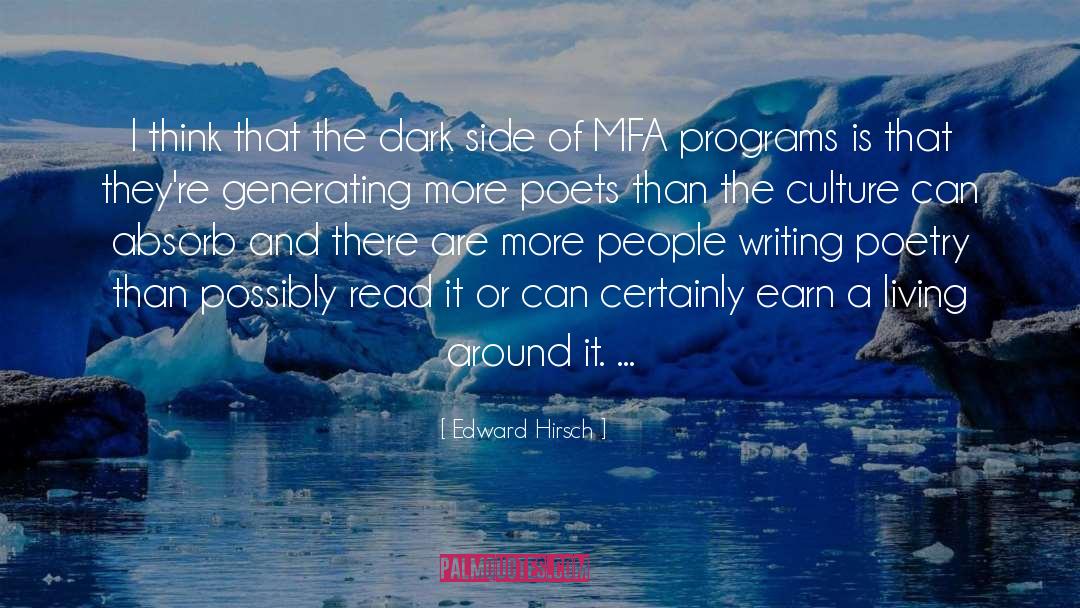 Mfa quotes by Edward Hirsch