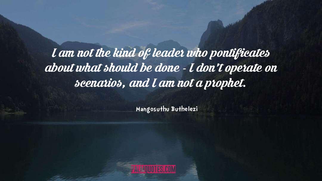 Mg Buthelezi quotes by Mangosuthu Buthelezi