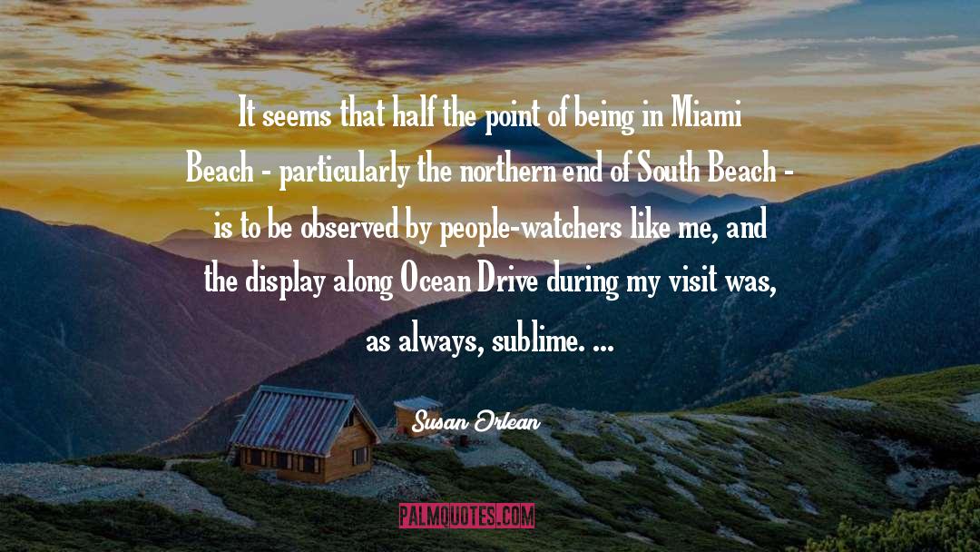 Miami Beach Realto quotes by Susan Orlean