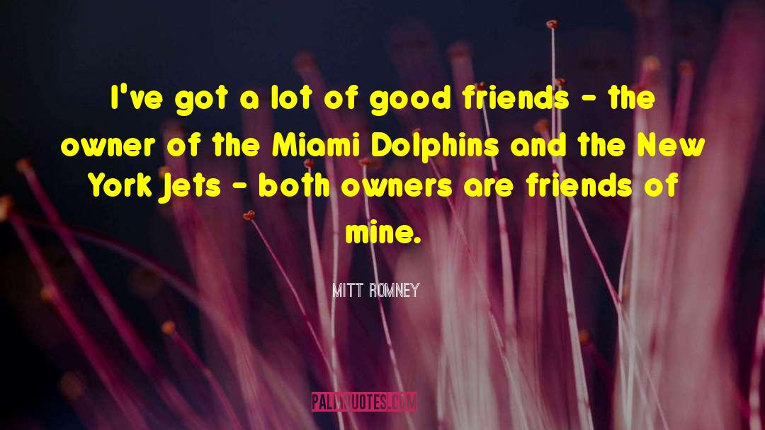 Miami Dolphins quotes by Mitt Romney