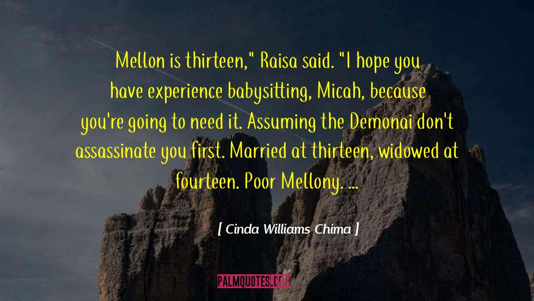 Micah quotes by Cinda Williams Chima