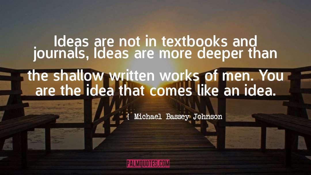 Michael Bassey Johnson quotes by Michael Bassey Johnson