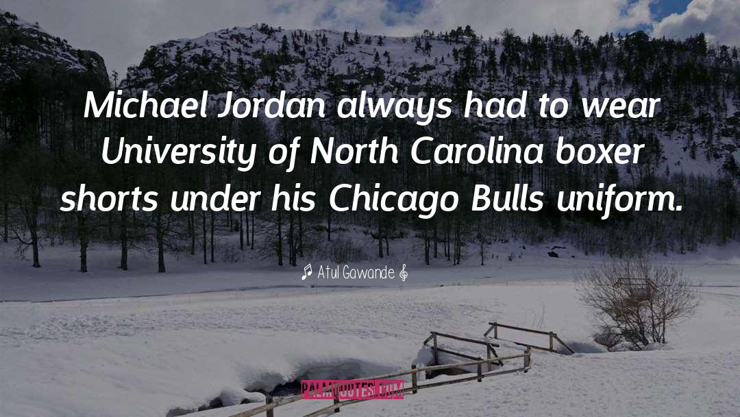 Michael Jordan quotes by Atul Gawande