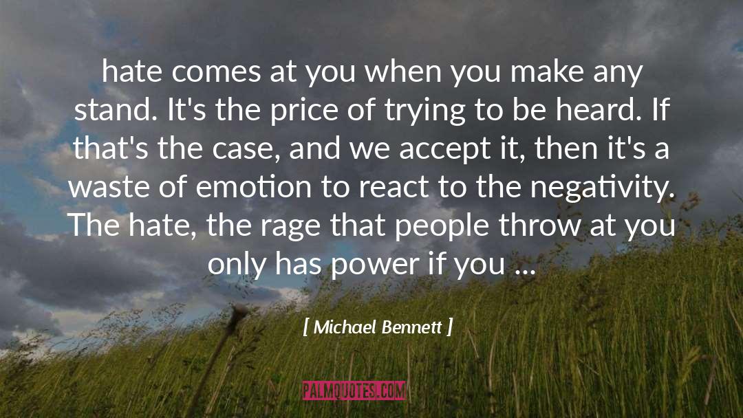 Michael Pryor quotes by Michael Bennett