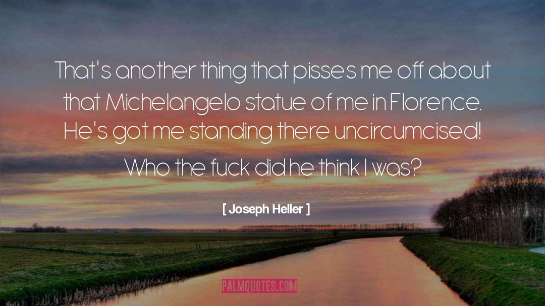 Michelangelo Sculptures quotes by Joseph Heller