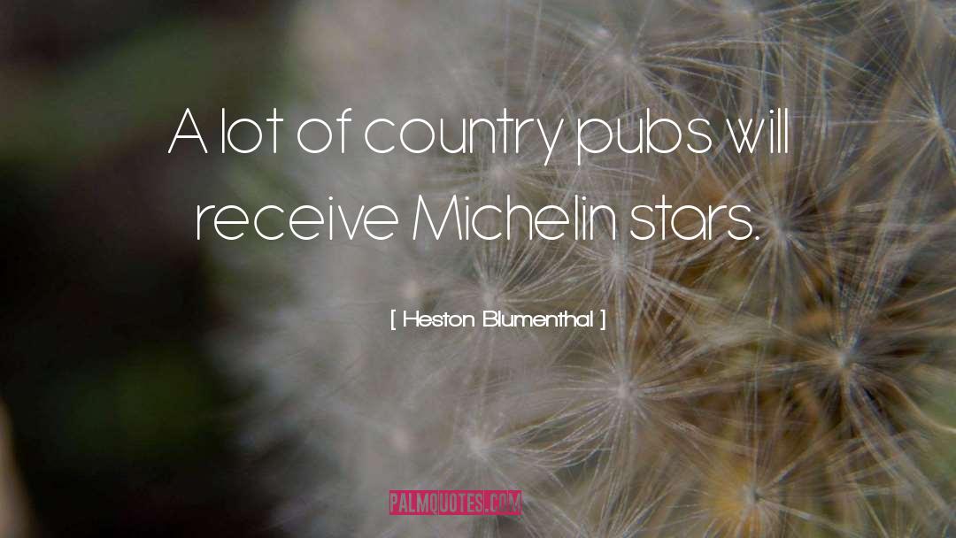 Michelin Tire Stock quotes by Heston Blumenthal