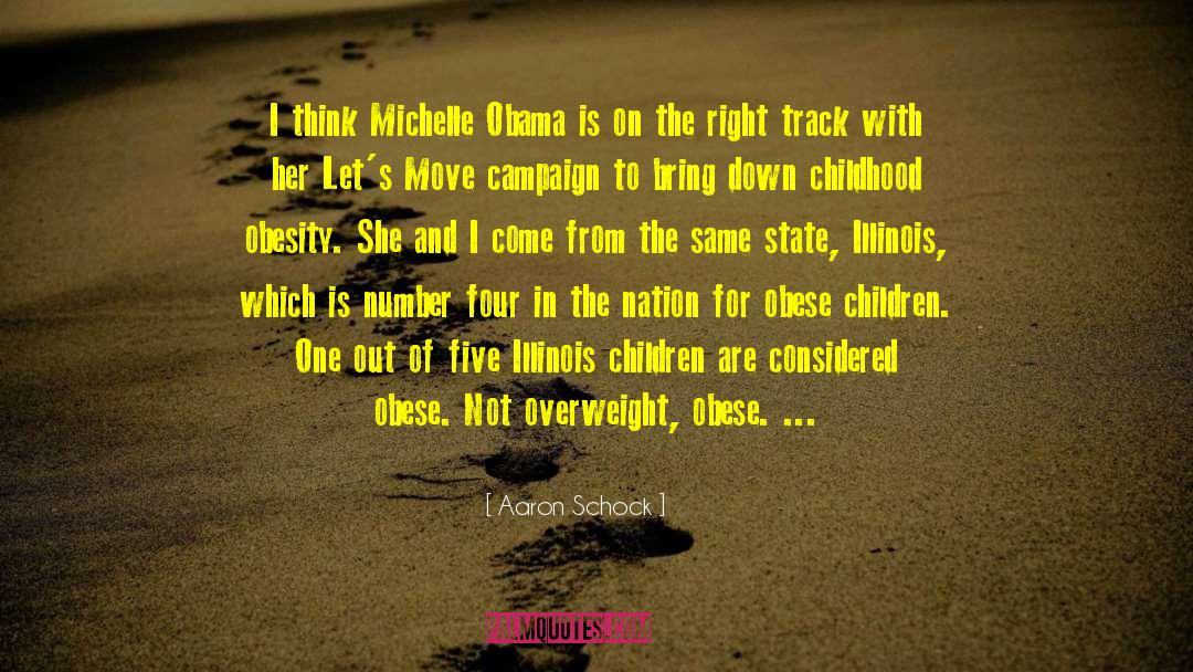 Michelle Obama quotes by Aaron Schock