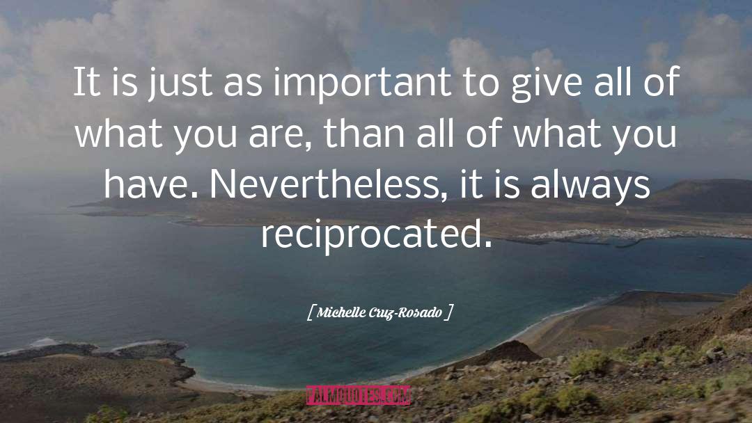 Michelle Rosado quotes by Michelle Cruz-Rosado