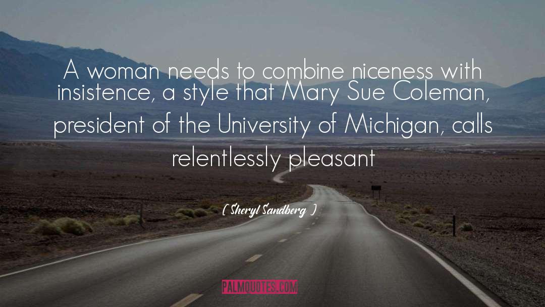 Michigan quotes by Sheryl Sandberg