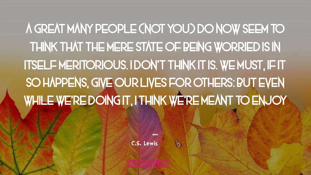 Michigan State quotes by C.S. Lewis
