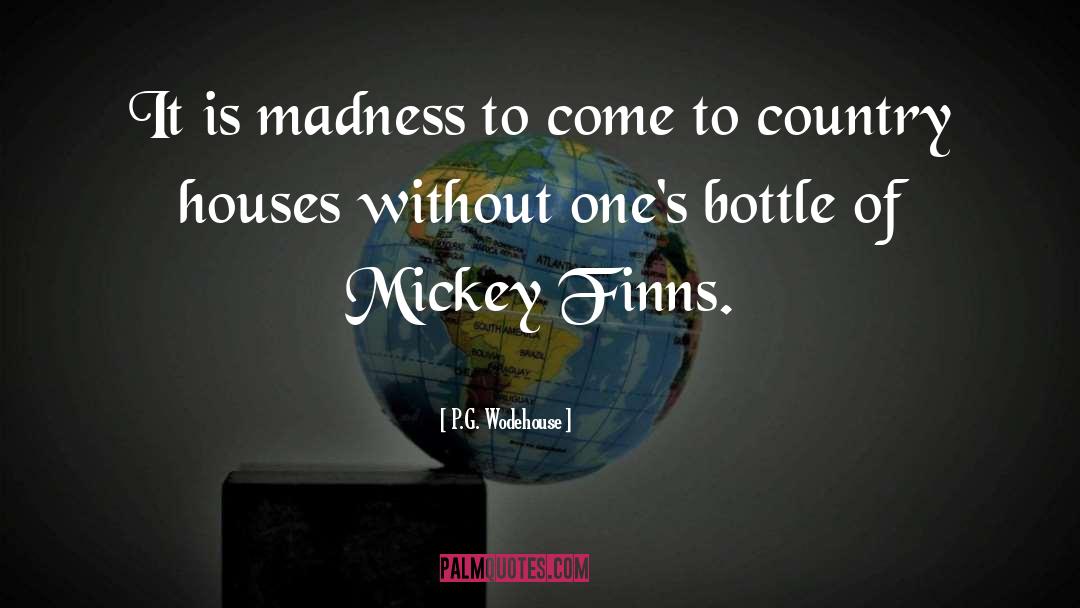 Mickey quotes by P.G. Wodehouse