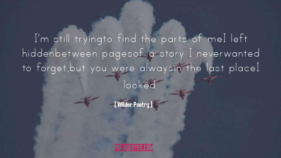 Micro Poetry quotes by Wilder Poetry