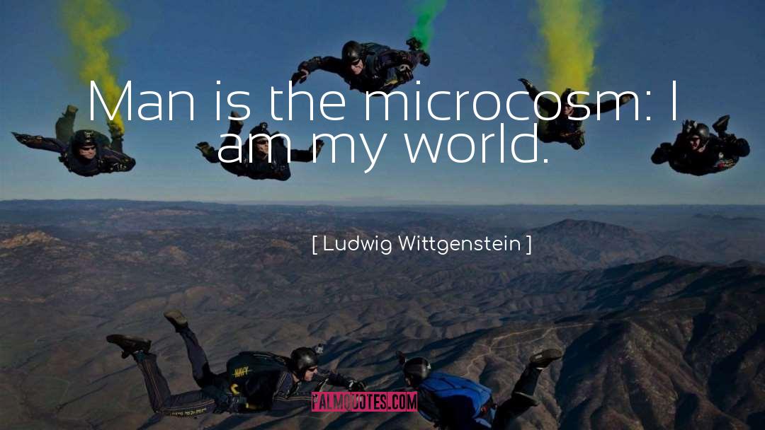 Microcosm quotes by Ludwig Wittgenstein